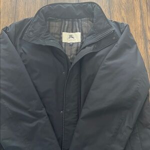 Burberry Men's Black Zip Up Jacket
